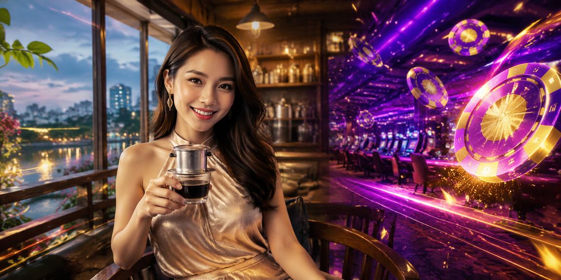 Người dùng Hà Nội xem thông tin cá cược casino trên sa5 tại quán cà phê