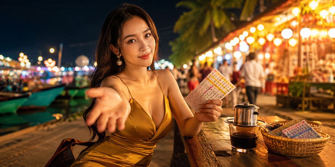 Người dùng tại Phú Quốc xem kết quả xổ số và phân tích tần suất trên điện thoại